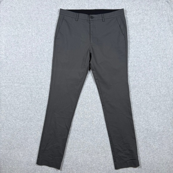 Bonobos Other - Bonobos Mens Tech Chino Slim Pant Charcoal Grey 32x34 (Fits 33x31)